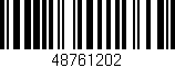 Código de barras (EAN, GTIN, SKU, ISBN): '48761202'