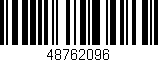 Código de barras (EAN, GTIN, SKU, ISBN): '48762096'
