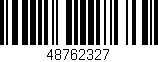Código de barras (EAN, GTIN, SKU, ISBN): '48762327'