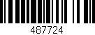 Código de barras (EAN, GTIN, SKU, ISBN): '487724'