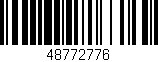 Código de barras (EAN, GTIN, SKU, ISBN): '48772776'
