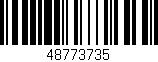 Código de barras (EAN, GTIN, SKU, ISBN): '48773735'