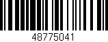 Código de barras (EAN, GTIN, SKU, ISBN): '48775041'