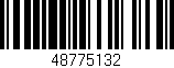 Código de barras (EAN, GTIN, SKU, ISBN): '48775132'