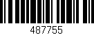 Código de barras (EAN, GTIN, SKU, ISBN): '487755'