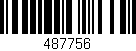 Código de barras (EAN, GTIN, SKU, ISBN): '487756'