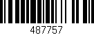 Código de barras (EAN, GTIN, SKU, ISBN): '487757'
