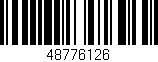 Código de barras (EAN, GTIN, SKU, ISBN): '48776126'