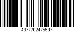Código de barras (EAN, GTIN, SKU, ISBN): '4877702475537'