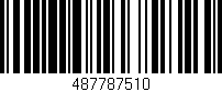 Código de barras (EAN, GTIN, SKU, ISBN): '487787510'