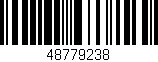 Código de barras (EAN, GTIN, SKU, ISBN): '48779238'