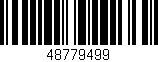 Código de barras (EAN, GTIN, SKU, ISBN): '48779499'