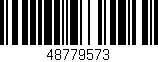 Código de barras (EAN, GTIN, SKU, ISBN): '48779573'