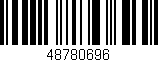 Código de barras (EAN, GTIN, SKU, ISBN): '48780696'