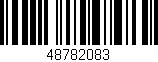 Código de barras (EAN, GTIN, SKU, ISBN): '48782083'