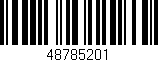 Código de barras (EAN, GTIN, SKU, ISBN): '48785201'