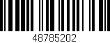 Código de barras (EAN, GTIN, SKU, ISBN): '48785202'