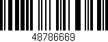 Código de barras (EAN, GTIN, SKU, ISBN): '48786669'