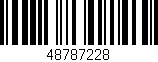 Código de barras (EAN, GTIN, SKU, ISBN): '48787228'