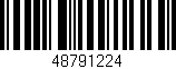 Código de barras (EAN, GTIN, SKU, ISBN): '48791224'