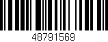 Código de barras (EAN, GTIN, SKU, ISBN): '48791569'