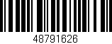 Código de barras (EAN, GTIN, SKU, ISBN): '48791626'