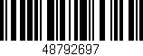 Código de barras (EAN, GTIN, SKU, ISBN): '48792697'