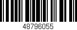 Código de barras (EAN, GTIN, SKU, ISBN): '48796055'