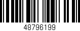 Código de barras (EAN, GTIN, SKU, ISBN): '48796199'