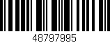 Código de barras (EAN, GTIN, SKU, ISBN): '48797995'
