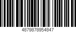 Código de barras (EAN, GTIN, SKU, ISBN): '4879878954847'