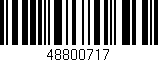 Código de barras (EAN, GTIN, SKU, ISBN): '48800717'