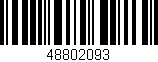 Código de barras (EAN, GTIN, SKU, ISBN): '48802093'