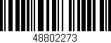 Código de barras (EAN, GTIN, SKU, ISBN): '48802273'