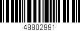 Código de barras (EAN, GTIN, SKU, ISBN): '48802991'