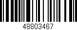 Código de barras (EAN, GTIN, SKU, ISBN): '48803467'