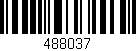 Código de barras (EAN, GTIN, SKU, ISBN): '488037'