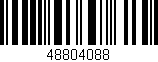 Código de barras (EAN, GTIN, SKU, ISBN): '48804088'