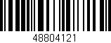 Código de barras (EAN, GTIN, SKU, ISBN): '48804121'