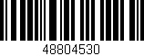 Código de barras (EAN, GTIN, SKU, ISBN): '48804530'