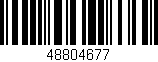 Código de barras (EAN, GTIN, SKU, ISBN): '48804677'