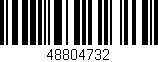 Código de barras (EAN, GTIN, SKU, ISBN): '48804732'
