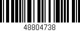 Código de barras (EAN, GTIN, SKU, ISBN): '48804738'