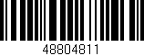 Código de barras (EAN, GTIN, SKU, ISBN): '48804811'