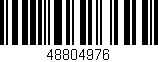 Código de barras (EAN, GTIN, SKU, ISBN): '48804976'