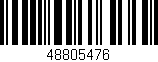 Código de barras (EAN, GTIN, SKU, ISBN): '48805476'