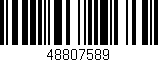 Código de barras (EAN, GTIN, SKU, ISBN): '48807589'