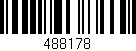 Código de barras (EAN, GTIN, SKU, ISBN): '488178'