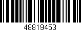 Código de barras (EAN, GTIN, SKU, ISBN): '48819453'