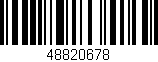Código de barras (EAN, GTIN, SKU, ISBN): '48820678'